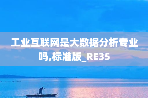 工业互联网是大数据分析专业吗,标准版_RE35