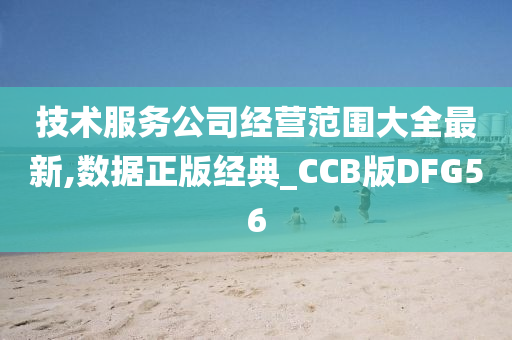 技术服务公司经营范围大全最新,数据正版经典_CCB版DFG56