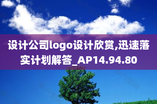 设计公司logo设计欣赏,迅速落实计划解答_AP14.94.80