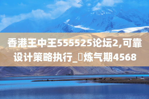 香港王中王555525论坛2,可靠设计策略执行_‌炼气期4568