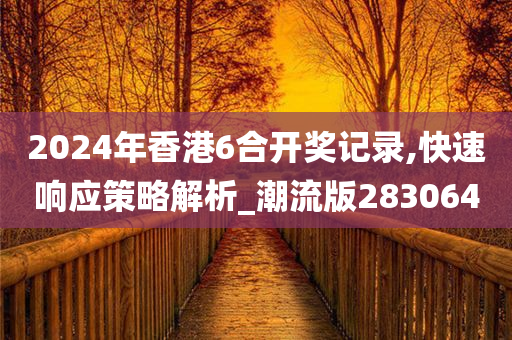 2024年香港6合开奖记录,快速响应策略解析_潮流版283064