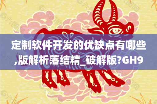 定制软件开发的优缺点有哪些,版解析落结精_破解版?GH9