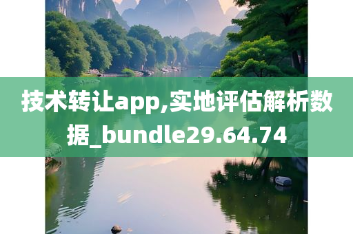 技术转让app,实地评估解析数据_bundle29.64.74