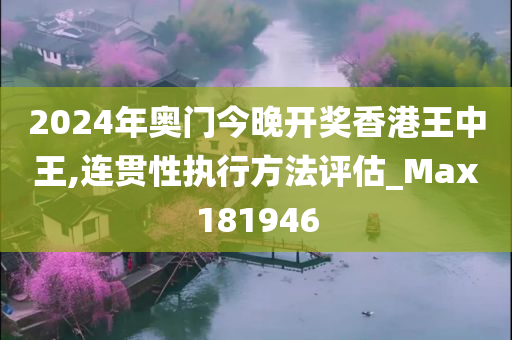 2024年奥门今晚开奖香港王中王,连贯性执行方法评估_Max181946