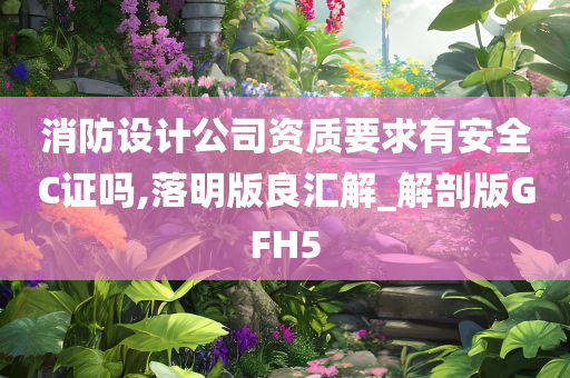 消防设计公司资质要求有安全C证吗,落明版良汇解_解剖版GFH5