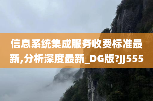 信息系统集成服务收费标准最新,分析深度最新_DG版?JJ555