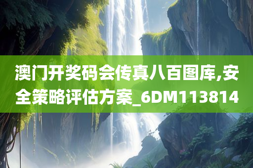 澳门开奖码会传真八百图库,安全策略评估方案_6DM113814