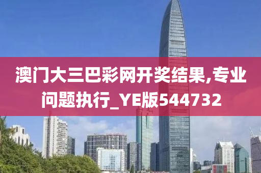 澳门大三巴彩网开奖结果,专业问题执行_YE版544732