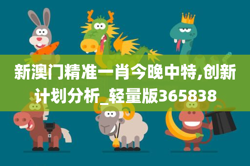 新澳门精准一肖今晚中特,创新计划分析_轻量版365838