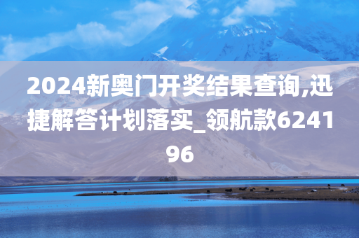 2024新奥门开奖结果查询,迅捷解答计划落实_领航款624196