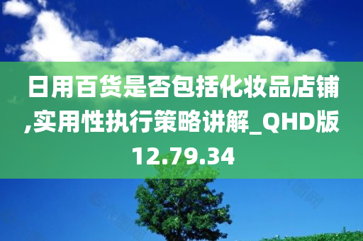 日用百货是否包括化妆品店铺,实用性执行策略讲解_QHD版12.79.34