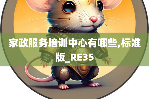 家政服务培训中心有哪些,标准版_RE35