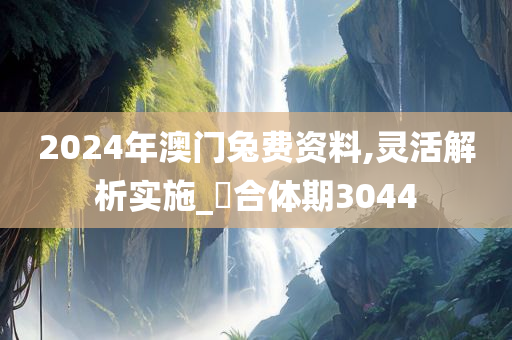 2024年澳门兔费资料,灵活解析实施_‌合体期3044