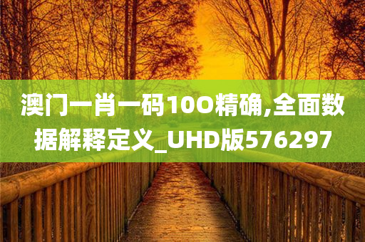 澳门一肖一码10O精确,全面数据解释定义_UHD版576297