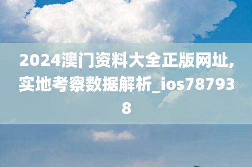 2024澳门资料大全正版网址,实地考察数据解析_ios787938