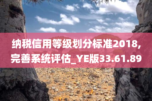 纳税信用等级划分标准2018,完善系统评估_YE版33.61.89