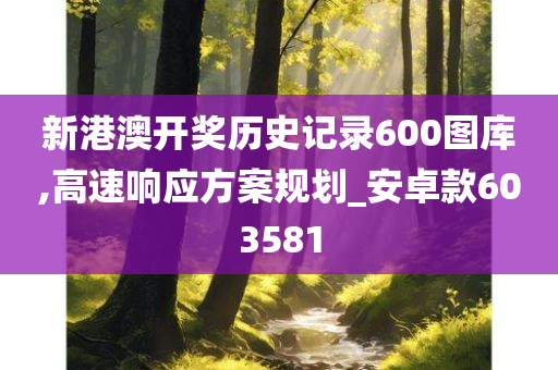 新港澳开奖历史记录600图库,高速响应方案规划_安卓款603581