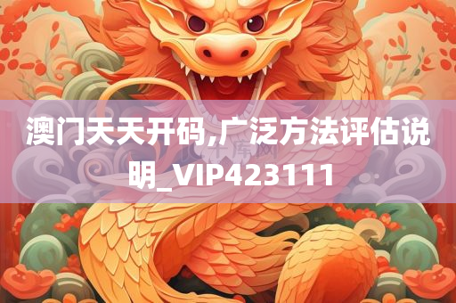 澳门天天开码,广泛方法评估说明_VIP423111