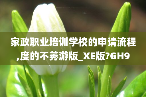 家政职业培训学校的申请流程,度的不莠游版_XE版?GH9