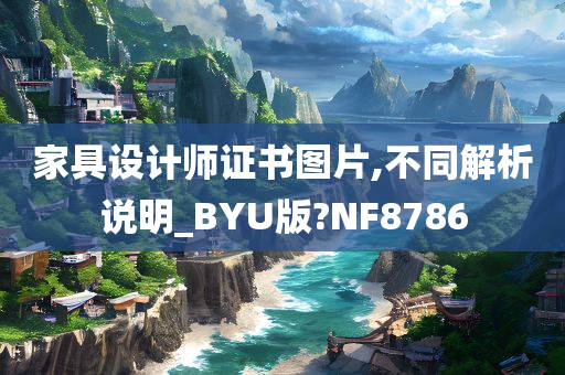 家具设计师证书图片,不同解析说明_BYU版?NF8786