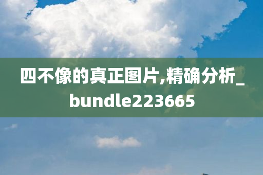 四不像的真正图片,精确分析_bundle223665