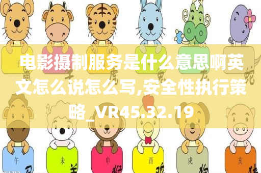 电影摄制服务是什么意思啊英文怎么说怎么写,安全性执行策略_VR45.32.19