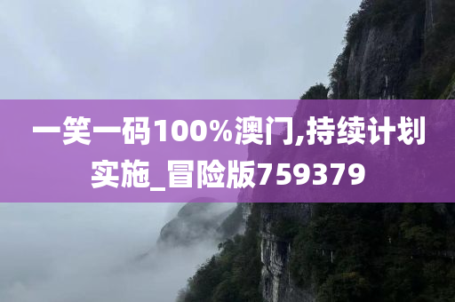 一笑一码100%澳门,持续计划实施_冒险版759379