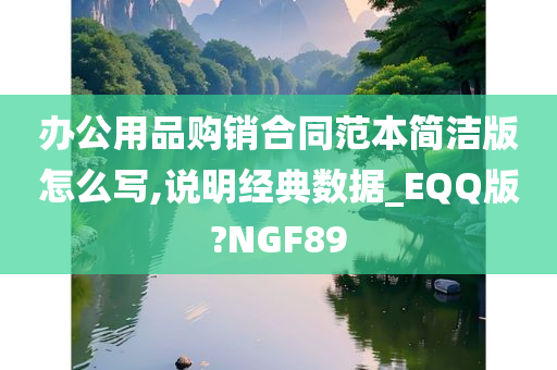 办公用品购销合同范本简洁版怎么写,说明经典数据_EQQ版?NGF89