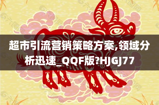 超市引流营销策略方案,领域分析迅速_QQF版?HJGJ77