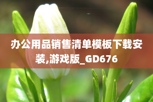 办公用品销售清单模板下载安装,游戏版_GD676