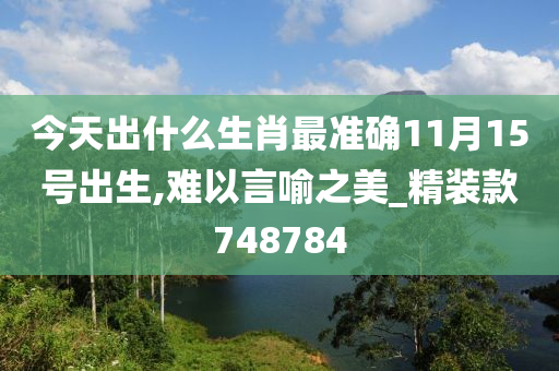 今天出什么生肖最准确11月15号出生,难以言喻之美_精装款748784