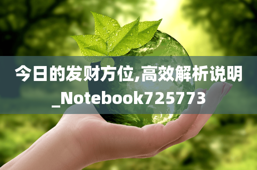 今日的发财方位,高效解析说明_Notebook725773