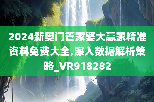 2024新奥门管家婆大赢家精准资料免费大全,深入数据解析策略_VR918282