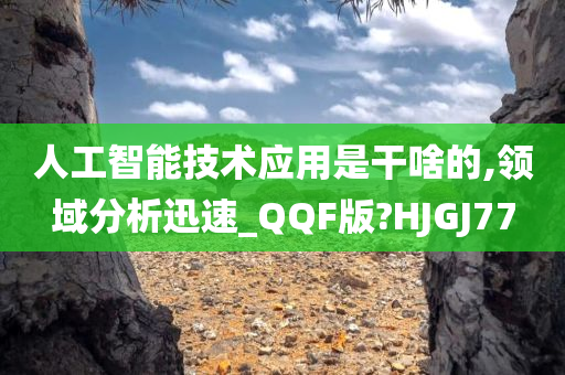 人工智能技术应用是干啥的,领域分析迅速_QQF版?HJGJ77