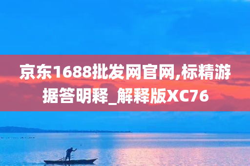 京东1688批发网官网,标精游据答明释_解释版XC76