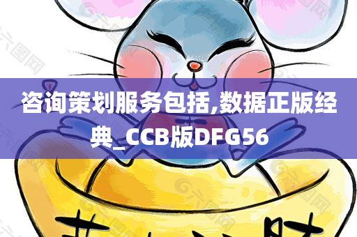 咨询策划服务包括,数据正版经典_CCB版DFG56