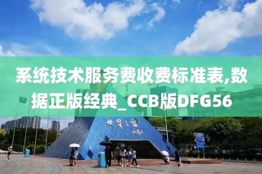 系统技术服务费收费标准表,数据正版经典_CCB版DFG56