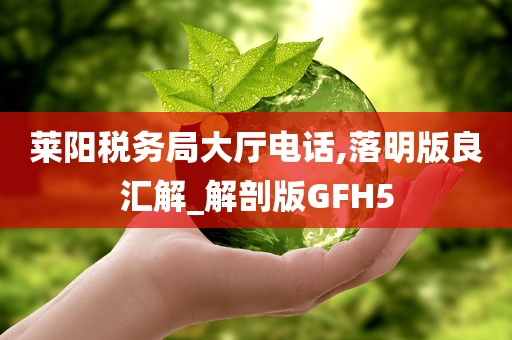 莱阳税务局大厅电话,落明版良汇解_解剖版GFH5