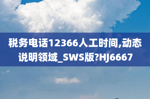 税务电话12366人工时间,动态说明领域_SWS版?HJ6667