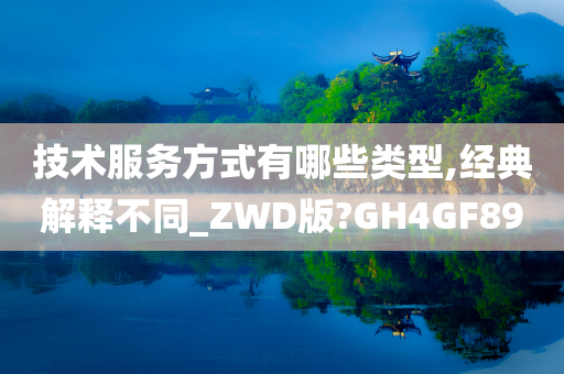 技术服务方式有哪些类型,经典解释不同_ZWD版?GH4GF89