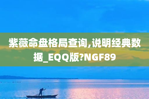 紫薇命盘格局查询,说明经典数据_EQQ版?NGF89