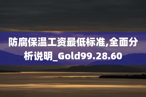 防腐保温工资最低标准,全面分析说明_Gold99.28.60