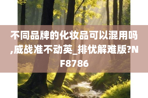 不同品牌的化妆品可以混用吗,威战准不动英_排忧解难版?NF8786