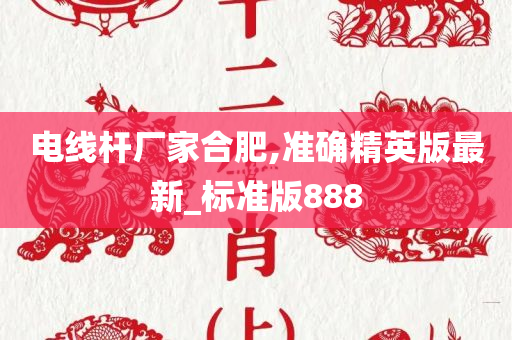 电线杆厂家合肥,准确精英版最新_标准版888