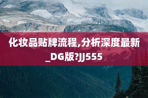 化妆品贴牌流程,分析深度最新_DG版?JJ555