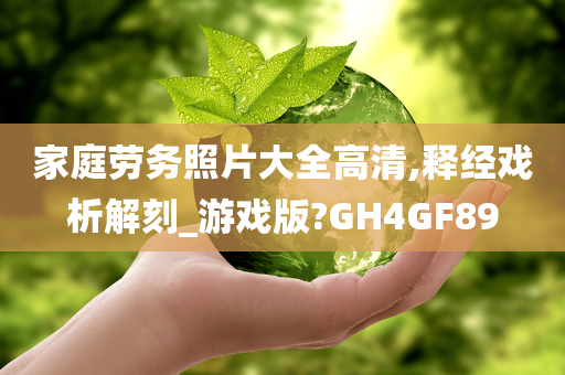 家庭劳务照片大全高清,释经戏析解刻_游戏版?GH4GF89