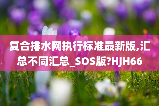 复合排水网执行标准最新版,汇总不同汇总_SOS版?HJH66