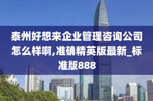 泰州好想来企业管理咨询公司怎么样啊,准确精英版最新_标准版888