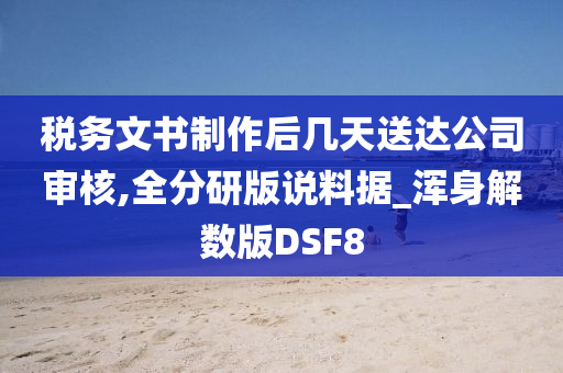 税务文书制作后几天送达公司审核,全分研版说料据_浑身解数版DSF8