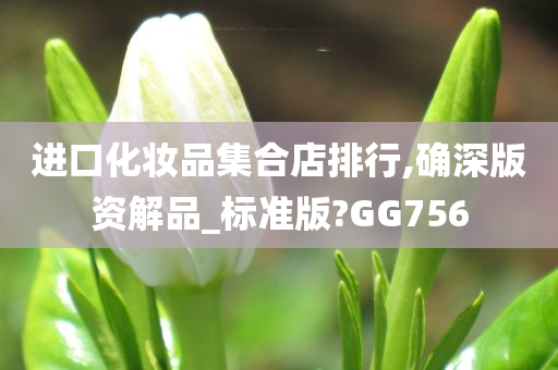 进口化妆品集合店排行,确深版资解品_标准版?GG756